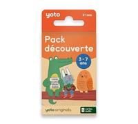 Yoto - Pacchetto scoperta 3-7 anni, collezione di audiolibri per bambini in francese da ascoltare con narratore e scatola di storie per bambini Player e Mini, prime storie 3-7 anni.