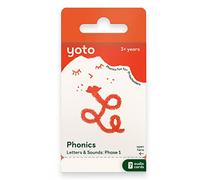 YOTO Phonics: Letters & Sounds Phase 1 - Scheda Audio Inglese per Bambini da Utilizzare Player Mini Lettore Audio Tutto in 1, Cantastorie per Bambini dai 3 Anni in su