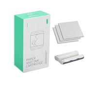YOTON Carta Fotografica Lucida, 6 “x4” Carta Fotografica a Colori Vivaci, 54 Conteggi e 1 Cartuccia D'inchiostro, per stampante fotografica YP01