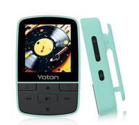 Yoton Lettore MP3 Bluetooth 5.2 NO scheda SD, Sport Clip, Mini HiFi, FM (verde)