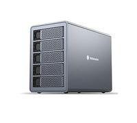 Yottamaster 5 Bay Case Raid per Hard Disk, Alluminio Enclosure Esterni per SATA 2.5/3.5" HDD/SSD, Supporto 5x24 TB con Raid 0/1/3/5/10/SPAN/PM Funzione per Archiviazione aziendale