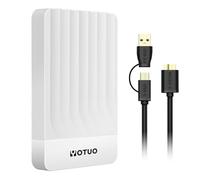 YOTUO Hard disk esterno da 500 GB, espansione hard disk portatile, USB 3.0 e USB-C per PC, Mac, desktop, laptop, smartphone, PS4, Xbox One, Xbox 360, ufficio e giochi, bianco
