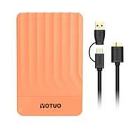 YOTUO Hard disk esterno portatile di espansione hard disk mobile HDD USB 3.0 per PC, Mac, desktop, laptop, PS4, PS5, Xbox One X/S, Xbox 360, Xbox Series X/S, ufficio e giochi, arancione, 750 GB