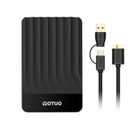 YOTUO Hard disk esterno portatile espansione hard disk mobile HDD USB 3.0 per PC, Mac, desktop, laptop, PS4, PS5, Xbox One X/S, Xbox 360, Xbox Series X/S, ufficio e giochi, colore: nero, 750 GB