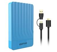 YOTUO Hard disk esterno portatile espansione hard disk mobile HDD USB 3.0 per PC, Mac, desktop, laptop, PS4, PS5, Xbox One X/S, Xbox 360, Xbox Series X/S, ufficio e giochi (blu, 500 GB)