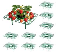 yotutun 10 Pezzi Supporti per Fragole, Rastrelliera per Fragole da Giardinaggio Sostegno in Plastica Rimovibile Fragola Telaio Prevenire da Marciume e Muffa per Piante, Verdure, Fiori