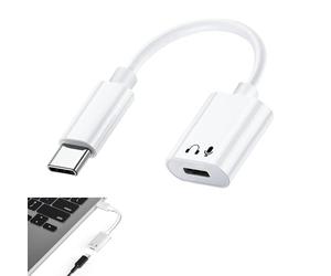 yotutun Adattatore da USB C a per cuffie Lightning, Adattatore audio da tipo C a Lightning adattatore da tipo C Aux per cuffie audio, adattatore Lightning USB C compatibile con iPhone 15, iPad Pro
