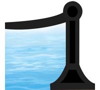 yotutun Barriera Doccia Ferma Acqu, 2M Soglia Doccia Autoadesiva Striscia di Chiusura in Silicone Pieghevole Bagno Acqua Barriera Ferma Acqua per Cucina e Bagno, Nero