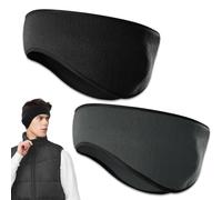 yotutun Fascia per Gli Sport Invernali, 2 Pezzi Paraorecchie In Pile Sportiva Antivento fascia per la testa Caldo Fascia Paraorecchie Felpata Per Donna E Uomo per Jogging, Corsa, Ciclismo, sci