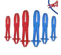 yotutun Pinze Stringitubo, 6 Pezzi Pinze per Fascette Stringitubo Pinza Set Fascetta Tubo Flessibile Morsetto per scollegare Tubi di Raffreddamento,Freni e Tubi Carburante-155mm 185mm 255mm
