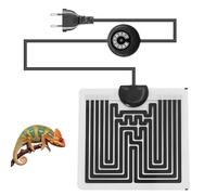 yotutun Tappetino riscaldante per terrario, Tappeto Riscaldante Rettili Terrarium con Controllo Della Temperatura, Cuscini riscaldanti per rettili serpenti ragni bruchi lucertole gechi (5 W,15 X 14cm)