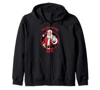 You Ain't Getting Shirt Funny Rude Santa Xmas Sarcastico Felpa con Cappuccio
