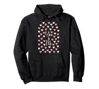 You And Me Regalo di San Valentino Ragazze Ragazzi Love Hearts Donne Uomini Felpa con Cappuccio