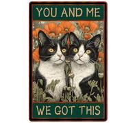 You And Me We Got This Sign Retro Metal Tin Signs For Pub Bar Man Cave Club Decoration 30,5 x 40,6 cm