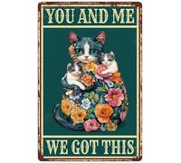You And Me We Got This Signs Targa in metallo retrò per pub bar uomo grotta club decorazione 30,5 x 40,6 cm