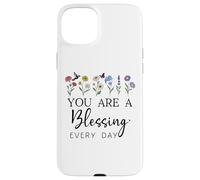You Are a Blessing God Quote Blessed Christian Bible Verse Custodia per iPhone 15 Plus