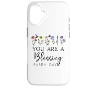 You Are a Blessing God Quote Blessed Christian Bible Verse Custodia per iPhone 16