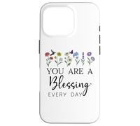 You Are a Blessing God Quote Blessed Christian Bible Verse Custodia per iPhone 16 Pro
