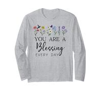 You Are a Blessing God Quote Blessed Christian Bible Verse Maglia a Manica