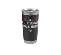 You are amazing - citazione edificante Bicchiere termico in acciaio inox doppia parete