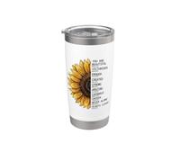 You Are Beautiful Affermazione positiva Self Love Motivation Bicchiere termico in acciaio inox doppia parete