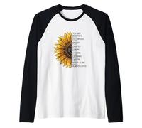 You Are Beautiful Affermazione positiva Self Love Motivation Maglia con Maniche Raglan