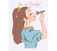 You Are Beautiful: Cute Notebook for Girls-Gratitude, Motivation & Daily Notes Journal-Cuaderno Femenino Cute -Gratitud, Motivación y Apuntes ... Teens, Women, Students & Journaling Lovers