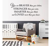 You Are Braver Than You Believe A Milne Winnie The Pooh Vinile Muro Decalcomania