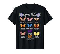 You Are Butterfly Beautiful Christian Religious Bible Verse Maglietta