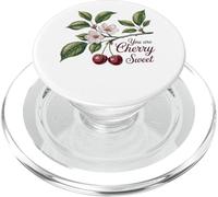 You Are Cherry Sweet Blossom Cherry Floral Art PopSockets PopGrip per MagSafe