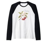 You Are Cherry Sweet Lovely Floral Blossom Maglia con Maniche Raglan
