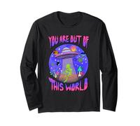 You Are Cosmic Alien UFO Graphic Design Maglia a Manica