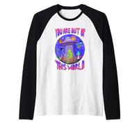 You Are Cosmic Alien UFO Graphic Design Maglia con Maniche Raglan