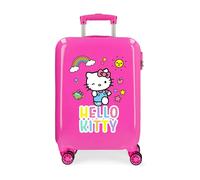 Hello Kitty You Are Carino, Valigia Da Bambina, Rigida 55 Cm (Fuchsia), 38x55x20 cm