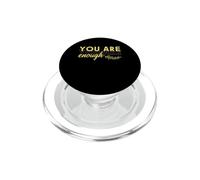 You Are Enough Giornata Mondiale della Salute Mentale Consapevolezza Giallo PopSockets PopGrip per MagSafe