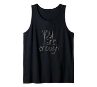 You Are Enough Inspirational Quote Minimal Design Canotta