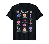 You Are Flower Beautiful Christian Religious Bible Verse Maglietta