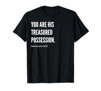 You Are His Treasured Possession Bibbia Citazione Dichiarazione Maglietta
