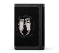 You are My Otter - Portafogli a metà con stampa a tre pieghe, tasca frontale con finestra per documento d'identità, idea regalo per uomini e donne, Stile:, Taglia unica, MHXYZHW