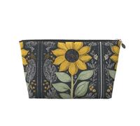 You are My Sunflower - Trousse per trucchi con stampa di girasoli, borsa da viaggio, organizer per trucchi, borsa impermeabile per donne e ragazze, Argento, Taglia unica, Beauty Case