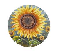You are My Sunshine - Tappetino per mouse da gioco con stampa girasole, 2 pezzi, base rotonda in gomma antiscivolo, tappetino per mouse per computer portatile, per gamer, ufficio, casa