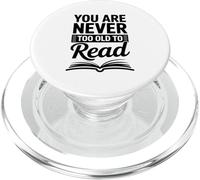 You are never too old to read per gli amanti dei libri PopSockets PopGrip per MagSafe