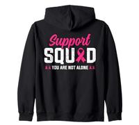 You Are Not Alone Madre Figlia Zia Family Support Squad Felpa con Cappuccio