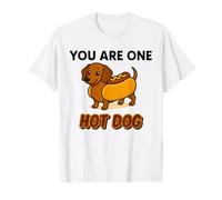 You Are One Hot Dog - divertente bassotto in stile cartone Maglietta