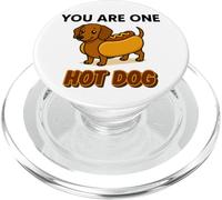 You Are One Hot Dog - divertente bassotto in stile cartone PopSockets PopGrip per MagSafe