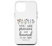 You are Precious Honored in My Sight Isaiah 43:4 Bible Verse Custodia per iPhone 12 mini