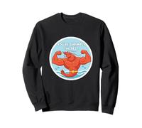 You Are Shrimply The Best Buff Shrimp Funny Dad Joke Gym Pun Felpa