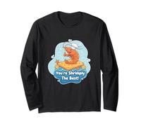 You Are Shrimply The Best Pun Funny Shrimp Chef Scherzo Humor Maglia a Manica