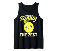 You Are Simply The Zest Kawaii Lemon Cute Pun Canotta