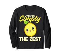 You Are Simply The Zest Kawaii Lemon Cute Pun Maglia a Manica
